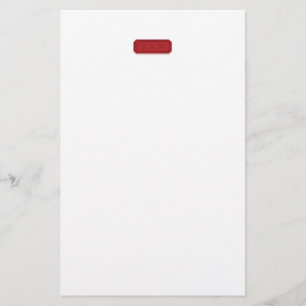 Monogrammiertes Edelstein-Schreibpapier Briefpapier