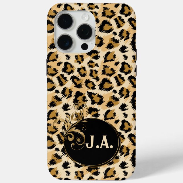 Monogrammiertes Wild One Case-Mate iPhone Case (Rückseite)