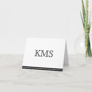 Monogrammkarte