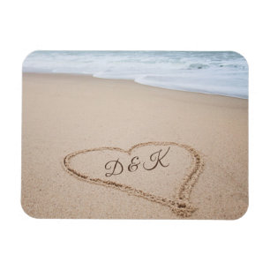 Monogrammm   Beach Liebe I Magnet
