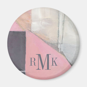 Monogrammm   Blushing Bride Magnet