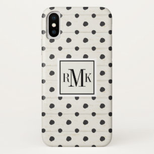 Monogrammm  Einfache Zeichen Schritt drei Case-Mate iPhone Hülle