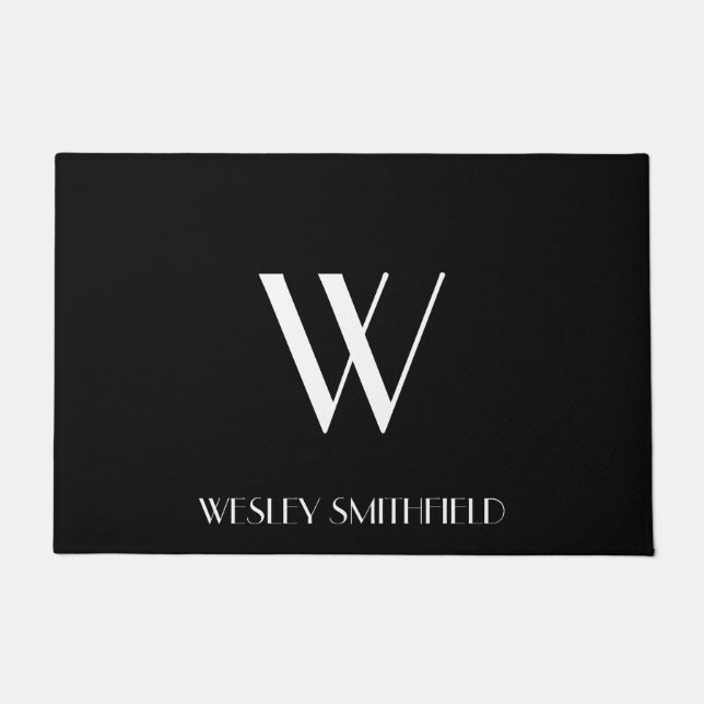 Monogrammm Fußmatte (Vorderseite)