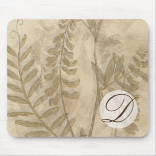 Monogrammm Gilded Foliage I Mousepad
