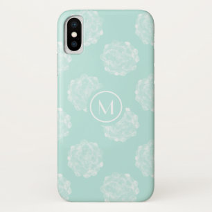 Monogrammm Glück der Pflanze Pastel Succulent Case-Mate iPhone Hülle