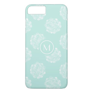 Monogrammm Glück der Pflanze Pastel Succulent Case-Mate iPhone Hülle