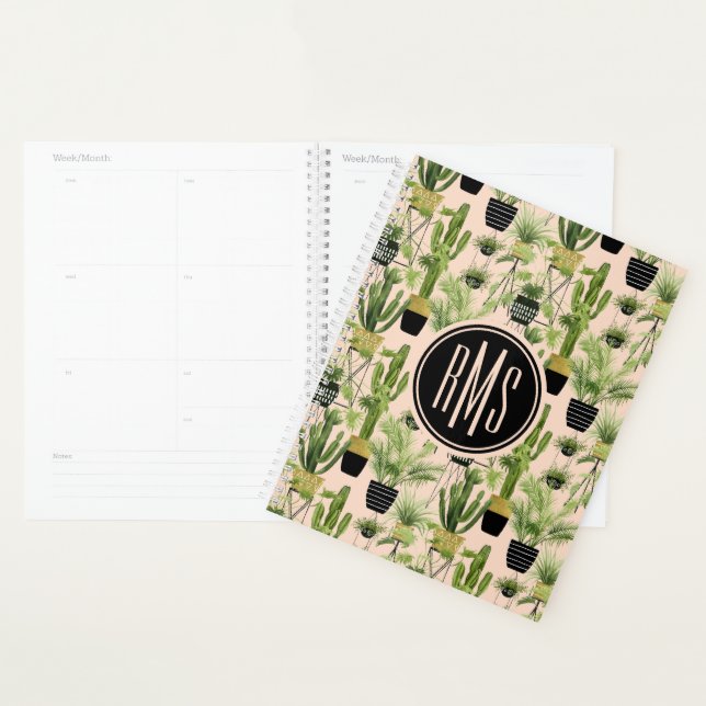 Monogrammm | Innenoase | Pflanze Lineup Muster Planer (Anzeige)