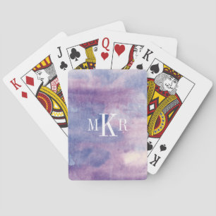 Monogrammm   Lila Haze II Spielkarten
