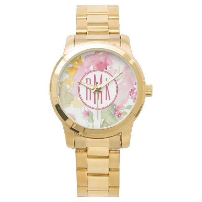 Monogrammm | Mitte Juli Armbanduhr (Vorderseite)