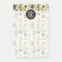 Monogrammm| Oase im Innern| Pflanze Lineup Muster