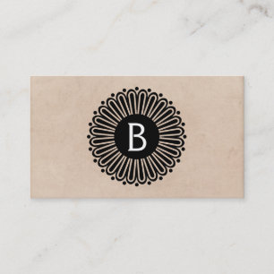 Monogrammm Radial Visitenkarte