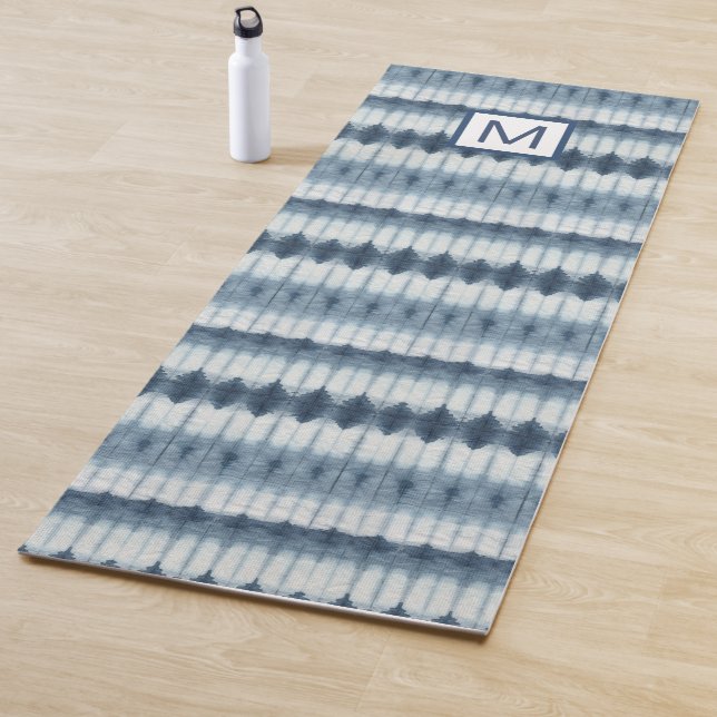 Monogrammm | Shibori Indigio Print Yogamatte (Beispiel)