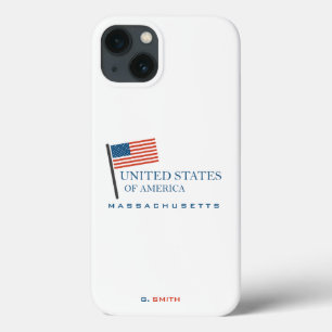 Monogrammm. Stars & Spangled Banner US American Fl Case-Mate iPhone Hülle