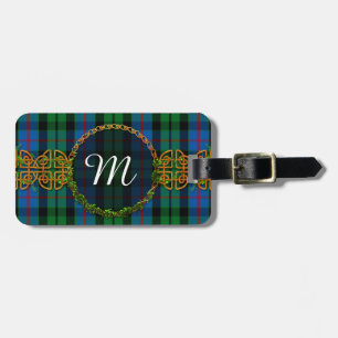 MonogrammMorrisonTartan Gepäckanhänger