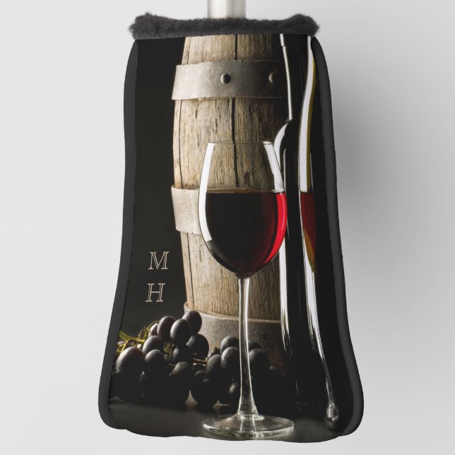 Monogrammputterabdeckung des Wein-Liebhabers Golf Headcover (Rotieren 90)