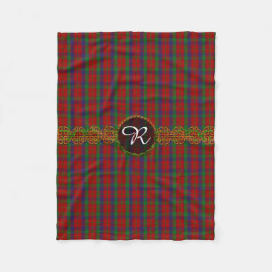 MonogrammRobertsonTartan Fleecedecke