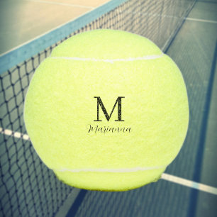 Monographie de balle de tennis personnalisée initi