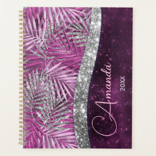Monographie de feuilles de parties scintillant ros