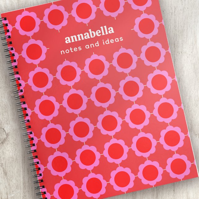 Monographie des modernen Blumenmusters Mitte des J Notizbuch (Von Creator hochgeladen)