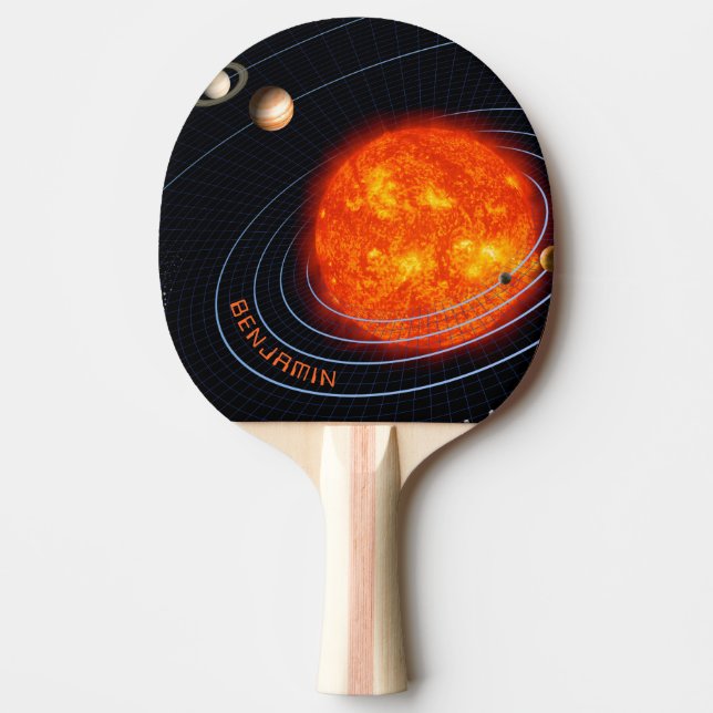 Monographie des Sonnensystems Cool Tischtennis Schläger (Vorderseite)