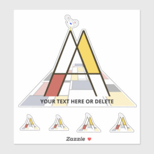 Monographie des Sublime Neoplasticismus Art. Buchs Aufkleber