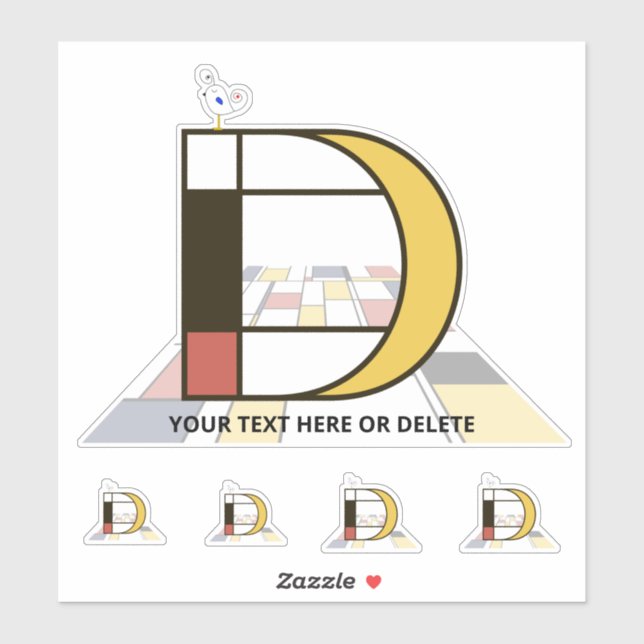 Monographie des Sublime Neoplasticismus Art. Buchs Aufkleber (Blatt)