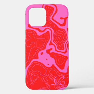 Monographie rose moderne Coque-Mate coque iphone