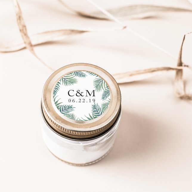 Monographie Runder Aufkleber (Von Creator hochgeladen)