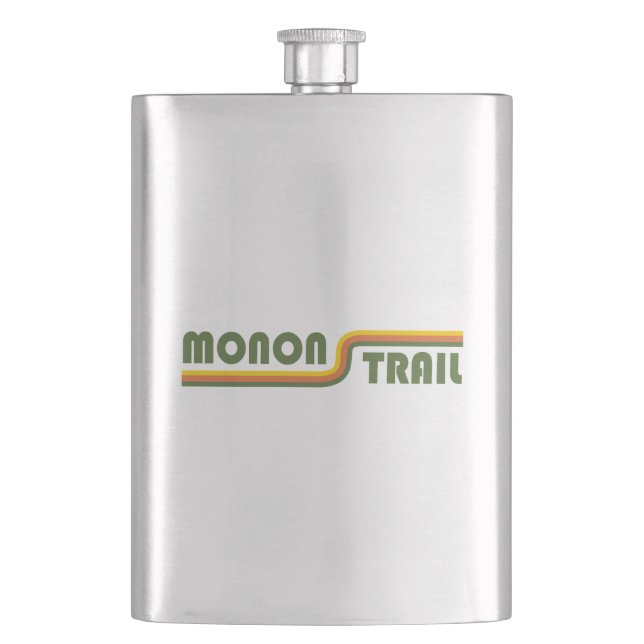 Monon Trail Indiana Flachmann (Vorderseite)
