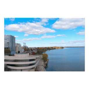 Mononasee und Downtown Madison Fotodruck