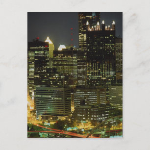 Monongahela River und Fort Pittsburgh Bridge, Penn Postkarte