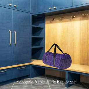 Monopoly Lila Duffle Bag
