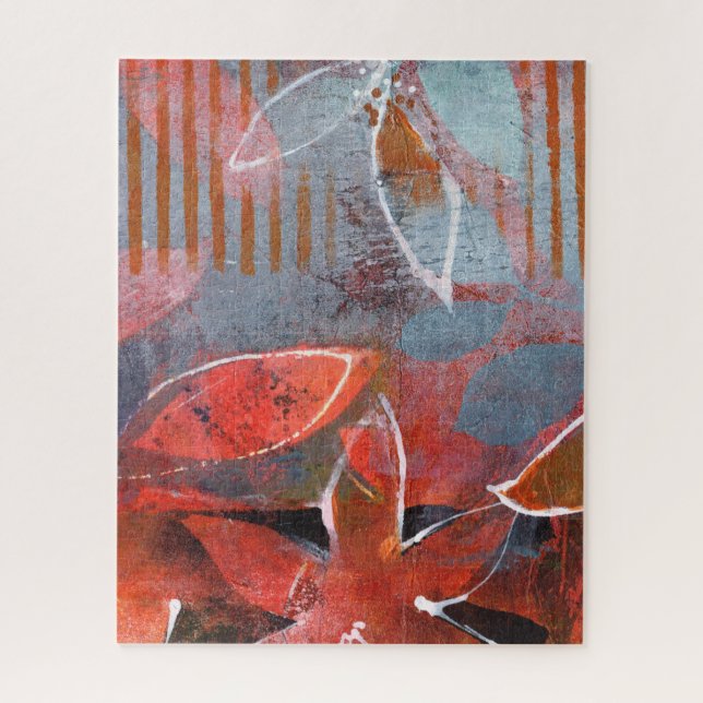 Monoprint Gelli Plate 011 (Vertikal)