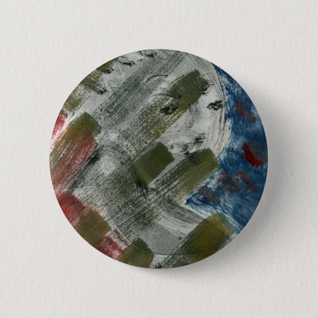 Monoprint Women and Crow (Raven) Button (Vorderseite)