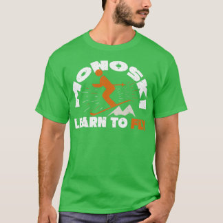 Monoski Funny Mono Ski Skiverleih T-Shirt