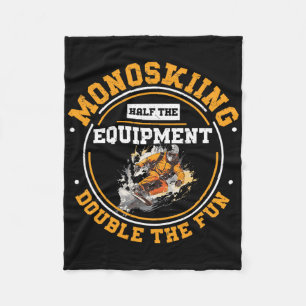 Monoskiing-Half-Equipment-Doppelter lustiger Monos Fleecedecke