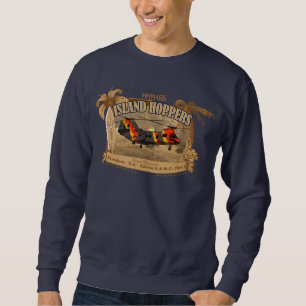 Monoton-ähnlicher Entwurf der Insel-Trichter Sweatshirt