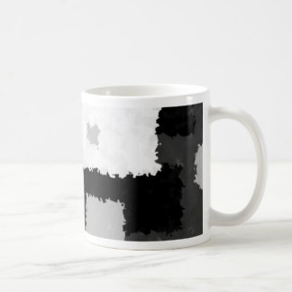 Monoton im Grau, im Schwarzen u. im Weiß Kaffeetasse