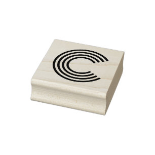 Monoton Letter C Rubber Briefmarke Gummistempel