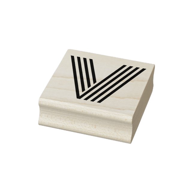 Monoton Letter V Rubber-Briefmarke Gummistempel (Stempel)
