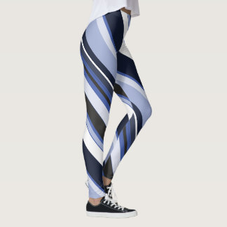 Monoton - Zeitgenössische Diagonalstreifen Leggings