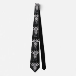 Monotone Giraffe Krawatte Design