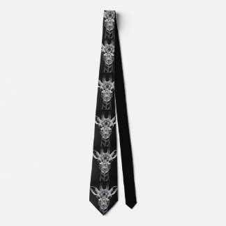 Monotone Giraffe Krawatte Design