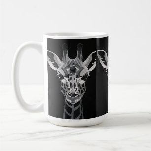 Monotone Giraffe mug