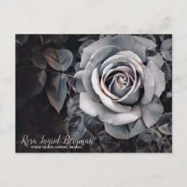 Monotone-Rose [Postkarte] Postkarte