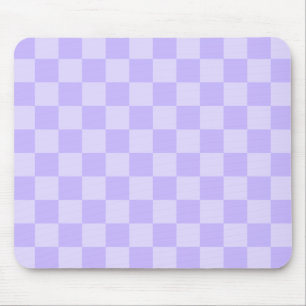 Monotones Lavendel-Karomuster Mousepad