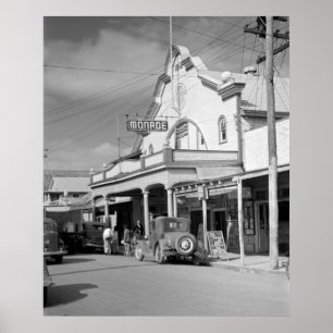 Monroe Cafe, Key West, 30er Poster