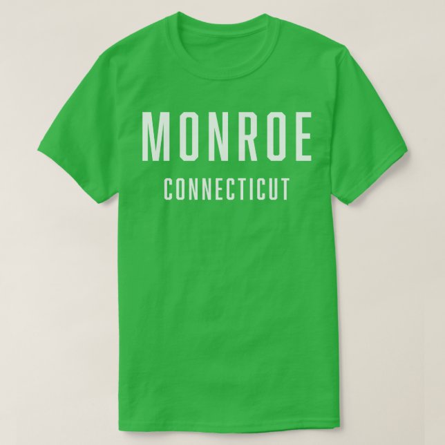 Monroe Connecticut TShirt (Design vorne)