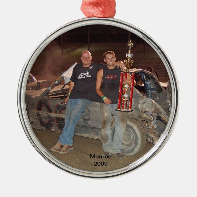 Monroe County Demolierung Derby 2009 Ornament Aus Metall (Vorne)