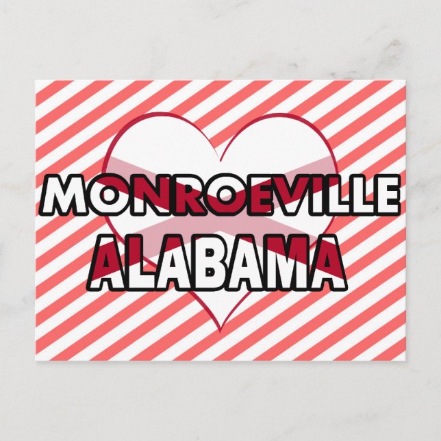 Monroeville, Alabama Postkarte (Vorderseite)
